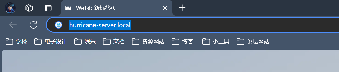 浏览器访问
